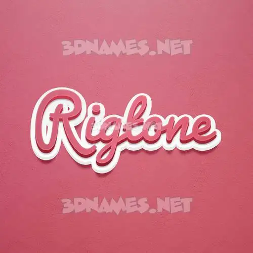 rigtone in Red Scribble style - 3D name wallpaper rigtone in Red Scribble style - 3D name wallpaper