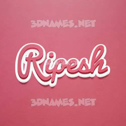 ripesh in Red Scribble style - 3D name wallpaper ripesh in Red Scribble style - 3D name wallpaper
