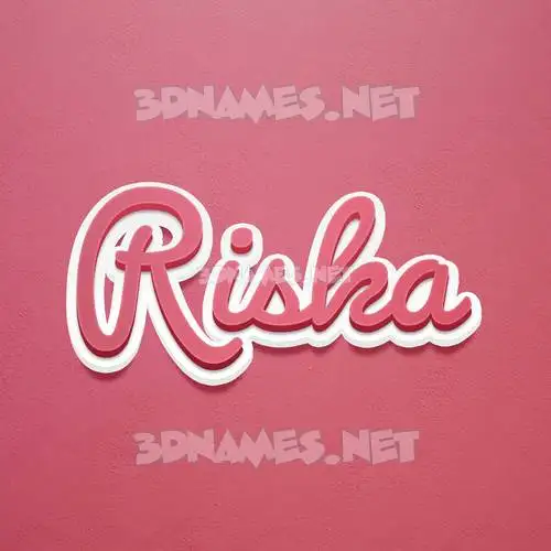 riska in Red Scribble style - 3D name wallpaper riska in Red Scribble style - 3D name wallpaper