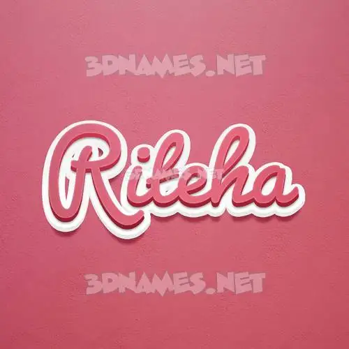 riteha in Red Scribble style - 3D name wallpaper riteha in Red Scribble style - 3D name wallpaper