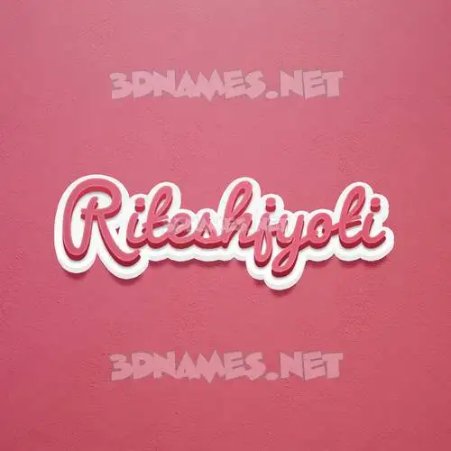 riteshjyoti in Red Scribble style - 3D name wallpaper riteshjyoti in Red Scribble style - 3D name wallpaper