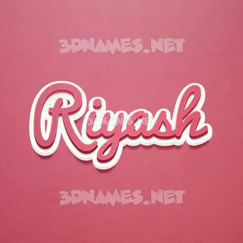riyash in Red Scribble style - 3D name wallpaper riyash in Red Scribble style - 3D name wallpaper