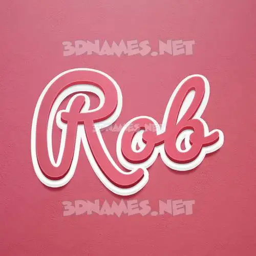rob in Red Scribble style - 3D name wallpaper rob in Red Scribble style - 3D name wallpaper