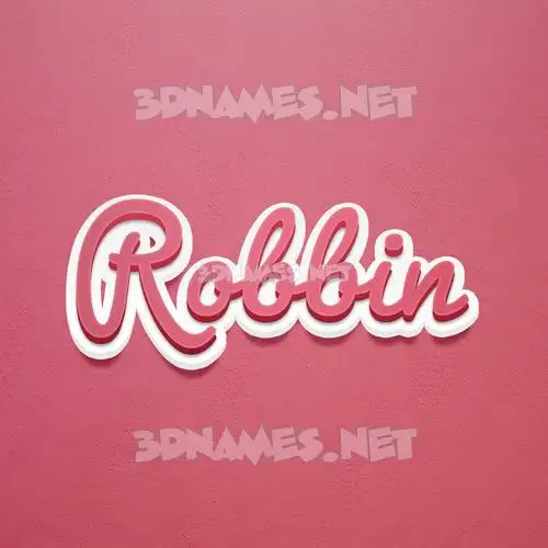 robbin in Red Scribble style - 3D name wallpaper robbin in Red Scribble style - 3D name wallpaper