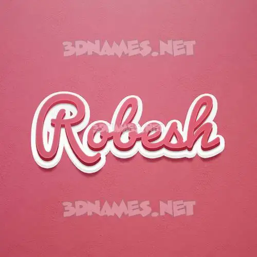 robesh in Red Scribble style - 3D name wallpaper robesh in Red Scribble style - 3D name wallpaper