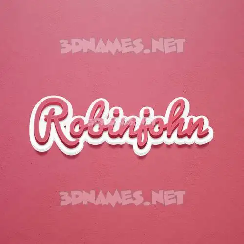 robinjohn in Red Scribble style - 3D name wallpaper robinjohn in Red Scribble style - 3D name wallpaper