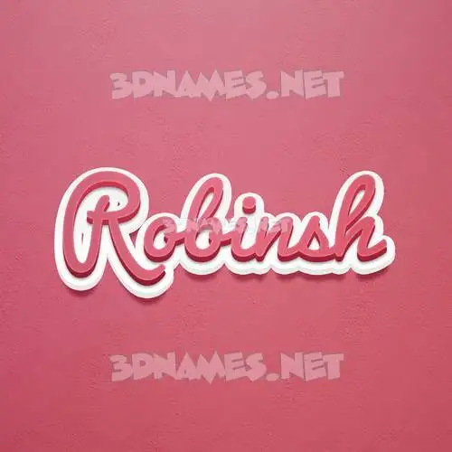 robinsh in Red Scribble style - 3D name wallpaper robinsh in Red Scribble style - 3D name wallpaper