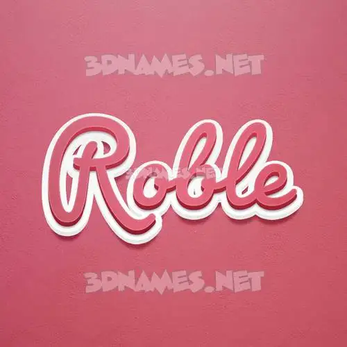 roble in Red Scribble style - 3D name wallpaper roble in Red Scribble style - 3D name wallpaper