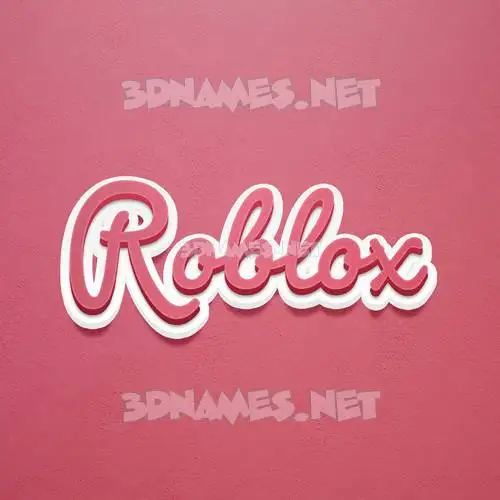 roblox in Red Scribble style - 3D name wallpaper roblox in Red Scribble style - 3D name wallpaper