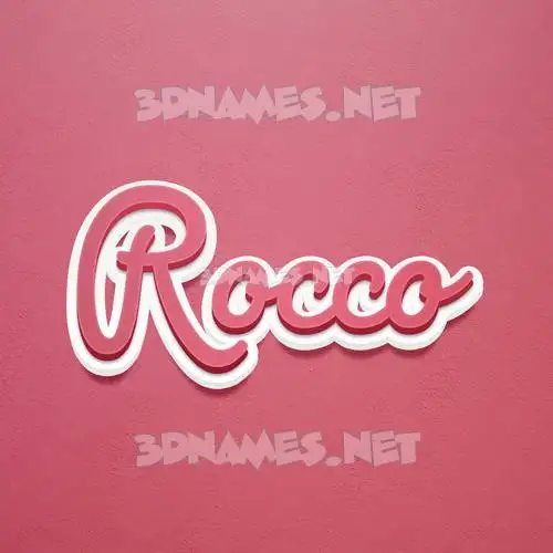 rocco in Red Scribble style - 3D name wallpaper rocco in Red Scribble style - 3D name wallpaper