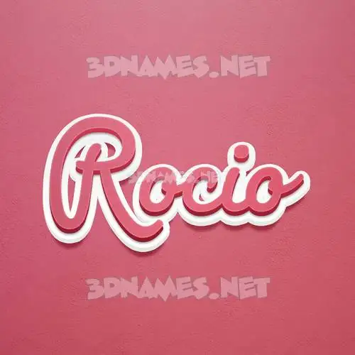 rocio in Red Scribble style - 3D name wallpaper rocio in Red Scribble style - 3D name wallpaper