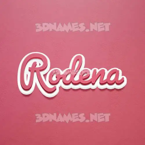 rodena in Red Scribble style - 3D name wallpaper rodena in Red Scribble style - 3D name wallpaper