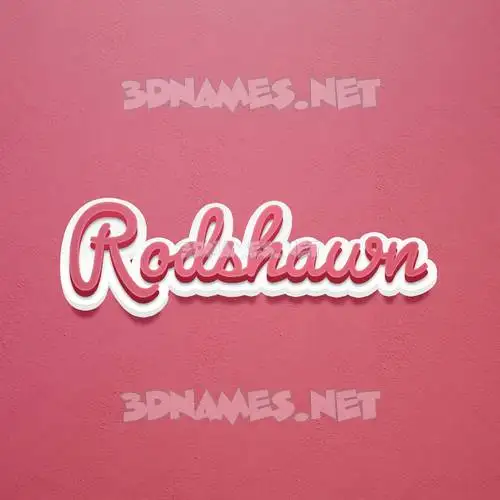 rodshawn in Red Scribble style - 3D name wallpaper rodshawn in Red Scribble style - 3D name wallpaper