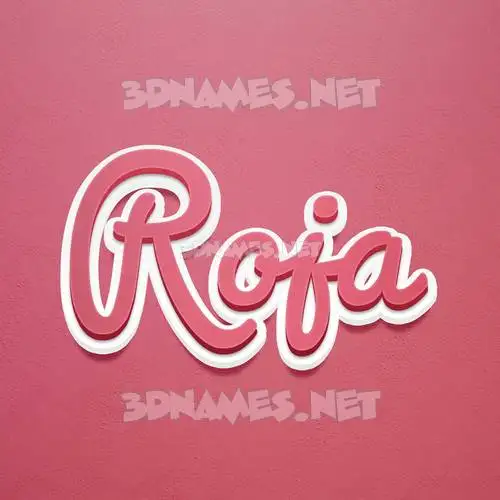 roja in Red Scribble style - 3D name wallpaper roja in Red Scribble style - 3D name wallpaper