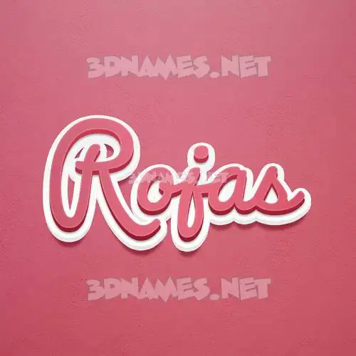 rojas in Red Scribble style - 3D name wallpaper rojas in Red Scribble style - 3D name wallpaper