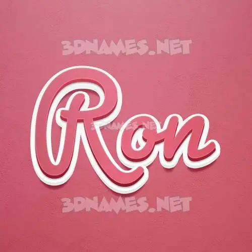 ron in Red Scribble style - 3D name wallpaper ron in Red Scribble style - 3D name wallpaper