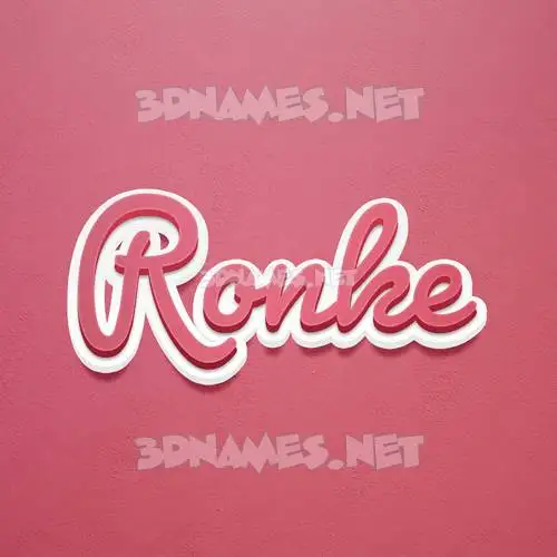 ronke in Red Scribble style - 3D name wallpaper ronke in Red Scribble style - 3D name wallpaper