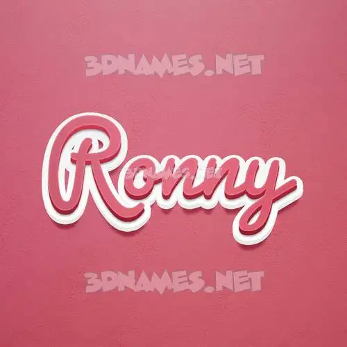 ronny in Red Scribble style - 3D name wallpaper ronny in Red Scribble style - 3D name wallpaper