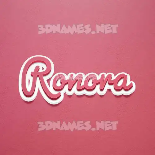 ronora in Red Scribble style - 3D name wallpaper ronora in Red Scribble style - 3D name wallpaper