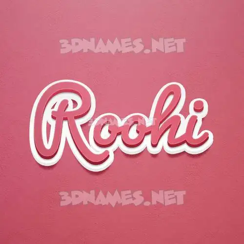 roohi in Red Scribble style - 3D name wallpaper roohi in Red Scribble style - 3D name wallpaper