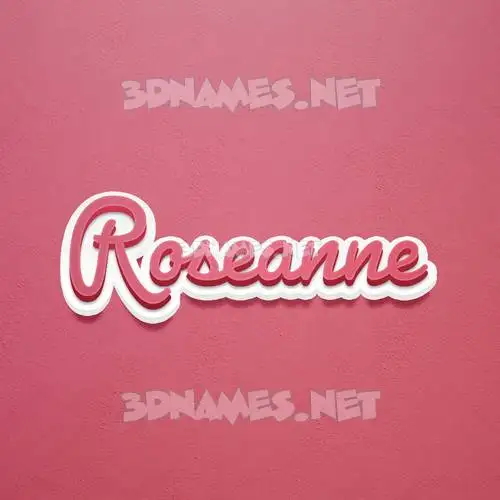 roseanne in Red Scribble style - 3D name wallpaper roseanne in Red Scribble style - 3D name wallpaper