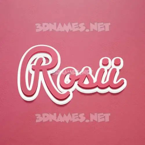 rosii in Red Scribble style - 3D name wallpaper rosii in Red Scribble style - 3D name wallpaper