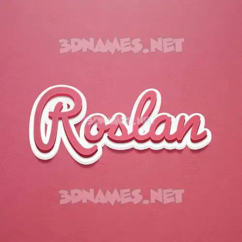 roslan in Red Scribble style - 3D name wallpaper roslan in Red Scribble style - 3D name wallpaper