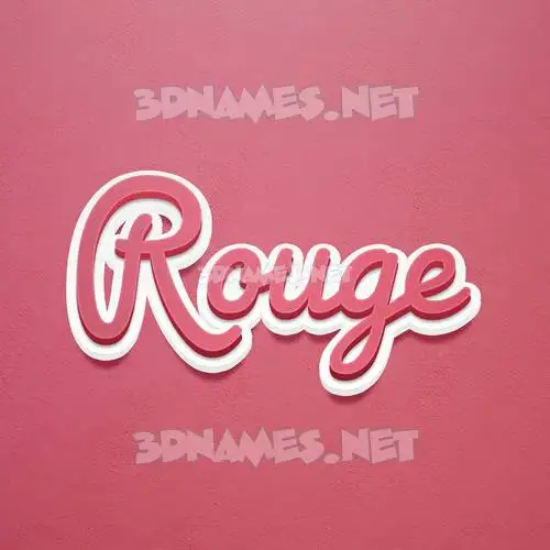 rouge in Red Scribble style - 3D name wallpaper rouge in Red Scribble style - 3D name wallpaper