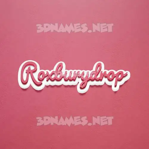 roxburydrop in Red Scribble style - 3D name wallpaper roxburydrop in Red Scribble style - 3D name wallpaper
