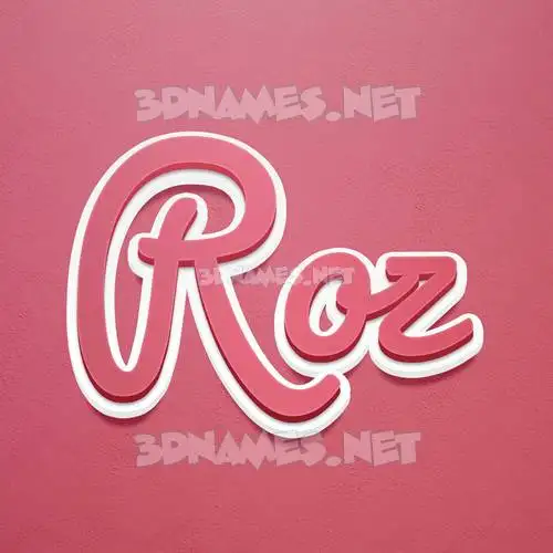 roz in Red Scribble style - 3D name wallpaper roz in Red Scribble style - 3D name wallpaper