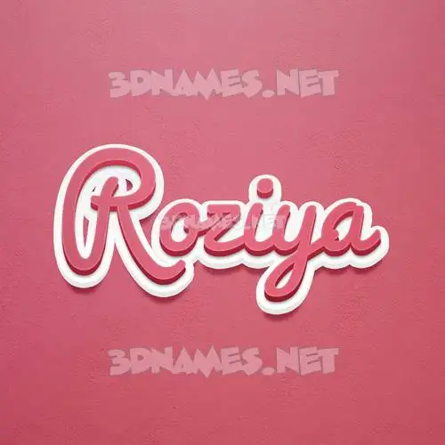 roziya in Red Scribble style - 3D name wallpaper roziya in Red Scribble style - 3D name wallpaper