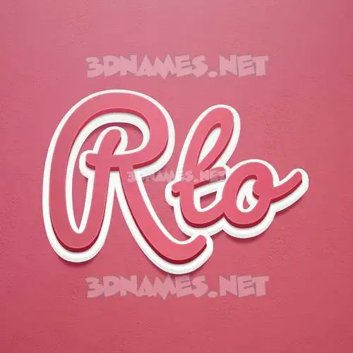 rto in Red Scribble style - 3D name wallpaper rto in Red Scribble style - 3D name wallpaper