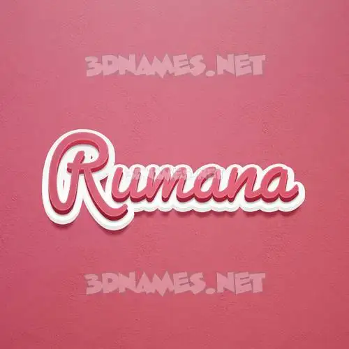 rumana in Red Scribble style - 3D name wallpaper rumana in Red Scribble style - 3D name wallpaper