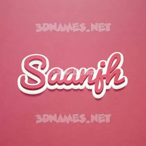saanjh in Red Scribble style - 3D name wallpaper saanjh in Red Scribble style - 3D name wallpaper