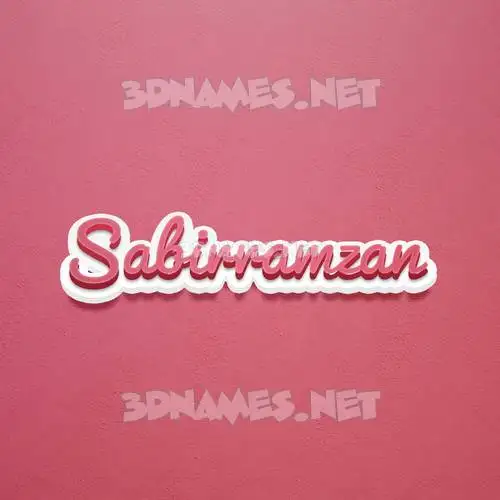 sabirramzan in Red Scribble style - 3D name wallpaper sabirramzan in Red Scribble style - 3D name wallpaper