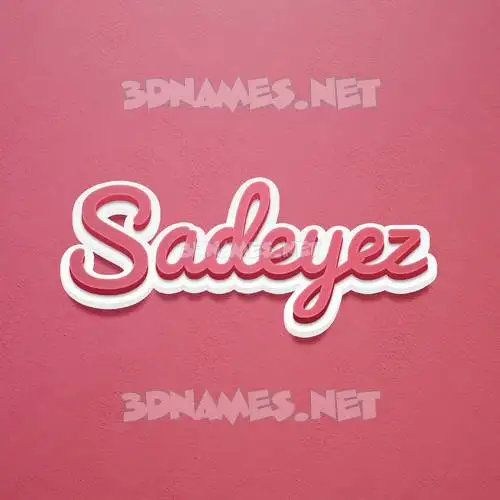 sadeyez in Red Scribble style - 3D name wallpaper sadeyez in Red Scribble style - 3D name wallpaper