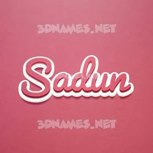 sadun in Red Scribble style - 3D name wallpaper sadun in Red Scribble style - 3D name wallpaper