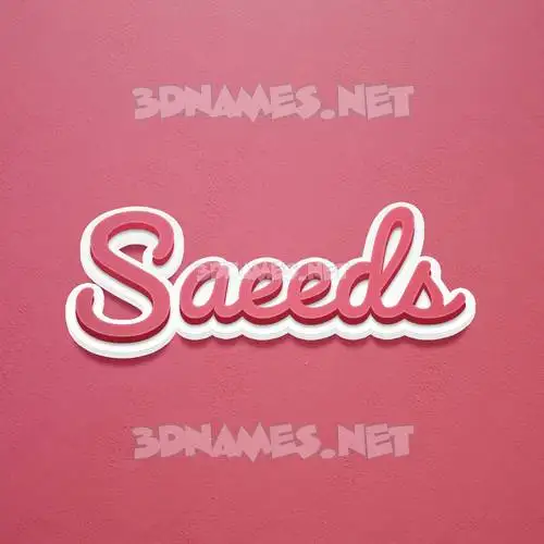 saeeds in Red Scribble style - 3D name wallpaper saeeds in Red Scribble style - 3D name wallpaper