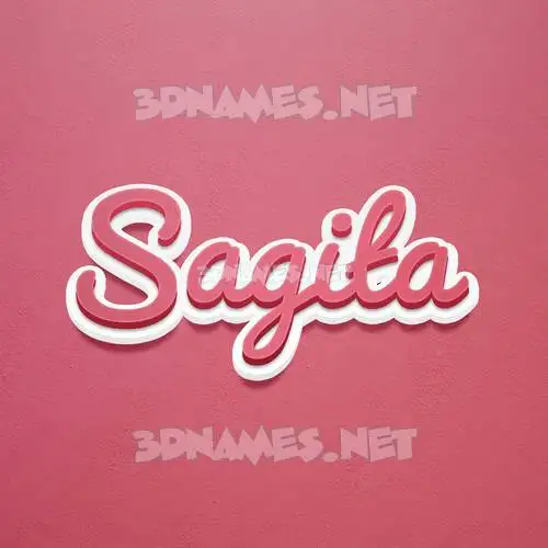 sagita in Red Scribble style - 3D name wallpaper sagita in Red Scribble style - 3D name wallpaper