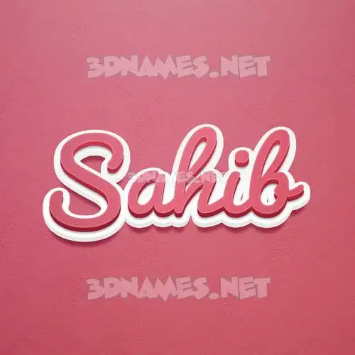 sahib in Red Scribble style - 3D name wallpaper sahib in Red Scribble style - 3D name wallpaper