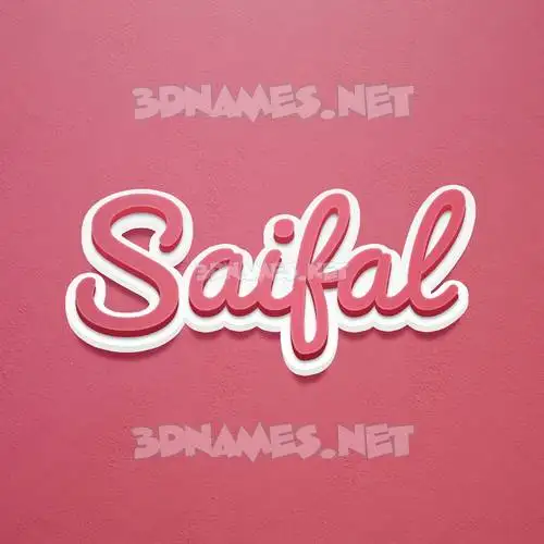 saifal in Red Scribble style - 3D name wallpaper saifal in Red Scribble style - 3D name wallpaper