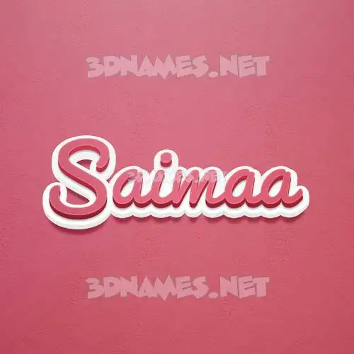 saimaa in Red Scribble style - 3D name wallpaper saimaa in Red Scribble style - 3D name wallpaper
