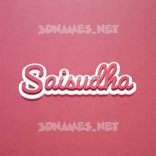 saisudha in Red Scribble style - 3D name wallpaper saisudha in Red Scribble style - 3D name wallpaper