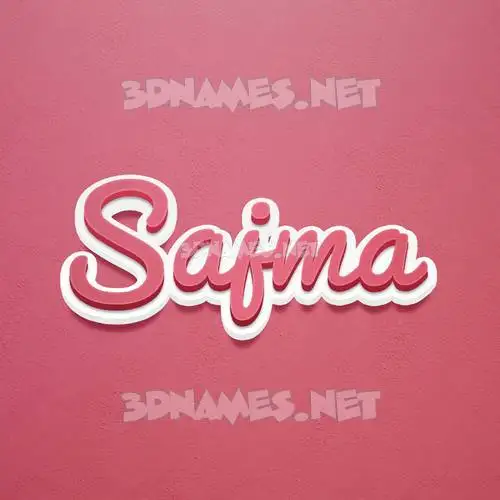 sajma in Red Scribble style - 3D name wallpaper