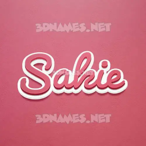 sakie in Red Scribble style - 3D name wallpaper sakie in Red Scribble style - 3D name wallpaper