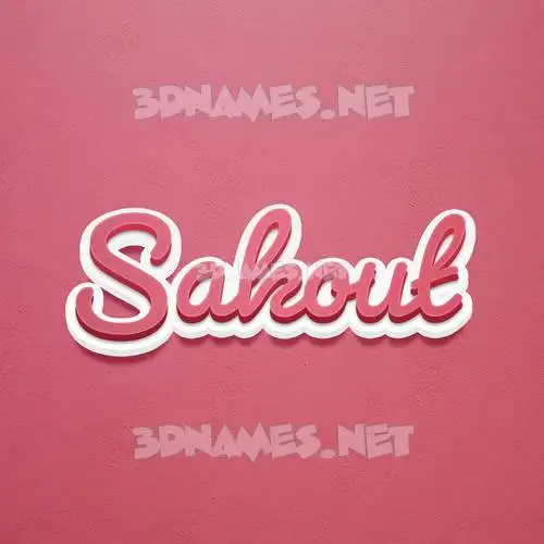 sakout in Red Scribble style - 3D name wallpaper sakout in Red Scribble style - 3D name wallpaper
