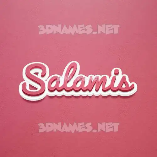 salamis in Red Scribble style - 3D name wallpaper salamis in Red Scribble style - 3D name wallpaper