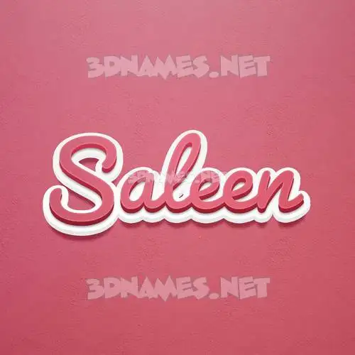saleen in Red Scribble style - 3D name wallpaper saleen in Red Scribble style - 3D name wallpaper