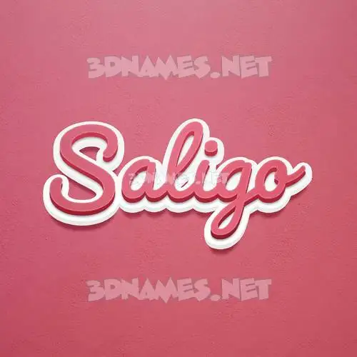 saligo in Red Scribble style - 3D name wallpaper saligo in Red Scribble style - 3D name wallpaper