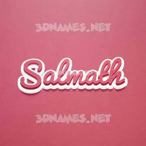 salmath in Red Scribble style - 3D name wallpaper salmath in Red Scribble style - 3D name wallpaper